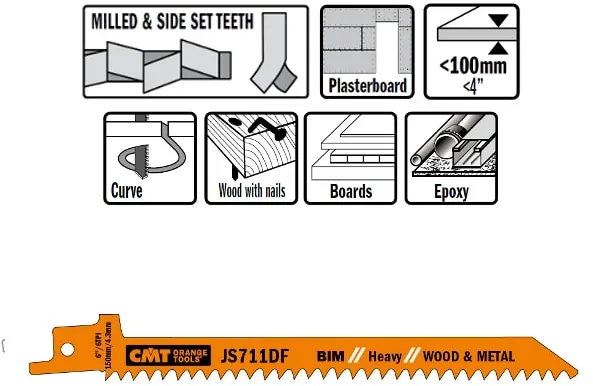 Bajonetklinge 150mm BIM Heavy